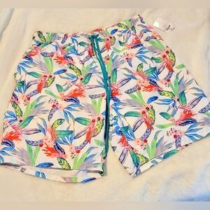 Men's Big and Tall size 2XLT Swim bottoms by Oasis. NWT.